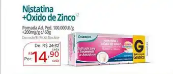 Nistatina +óxido De Zinco