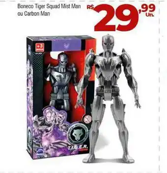 Boneco Tiger Squad Mist Man Ou Carbon Man