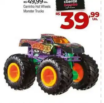 Brasão Supermercados Carrinho Hot Wheels Monster Trucks oferta