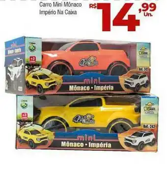 Brasão Supermercados Carro Mini Mônaco Império Na Caixa oferta