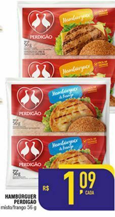 Mercantil Rodrigues Hambúrguer perdigão oferta