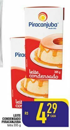 Mercantil Rodrigues Leite condensado piracanjuba oferta