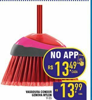 Mercantil Rodrigues Vassoura condor genova nylon oferta