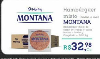 Tenda Atacado Hambúrguer montana oferta