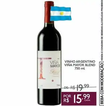 Vinhos da argentina viña mayor blend 750 ml