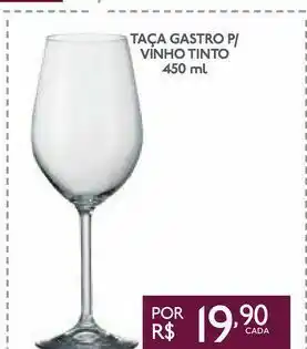 GBarbosa Taça de vinho tinto gastro 450 ml oferta