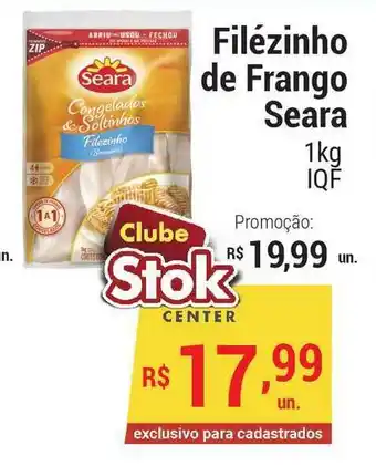 Stok Center Filézinho De Frango Seara 1kg oferta