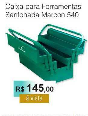 Copercana Caixa Para Ferramentas Sanfonada Marcon 540 oferta