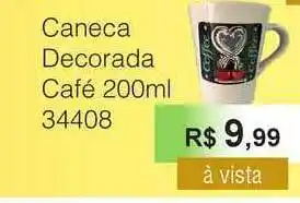 Copercana Caneca Decorada Café oferta