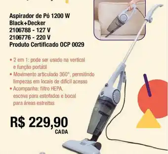 Aspirador De Pó 1200w Black+decker