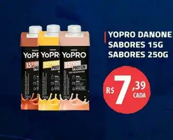 Extrabom Supermercados Yopro Danone Sabores 15g sabores 250g oferta