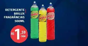 Extrabom Supermercados Detergente Brilux Fragrâncias 500ml oferta