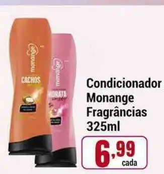 Negreiros Condicionador Monange Fragrâncias 325ml oferta