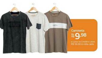 Lojas Lebes Camiseta oferta