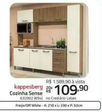 Lojas Lebes Kappesberg Cozinha Sense oferta