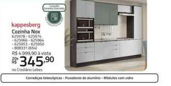 Lojas Lebes Kappesberg Cozinha Nox oferta