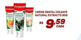 Bahamas Supermercados Creme Dental Colgate Natural Extracts 90g oferta