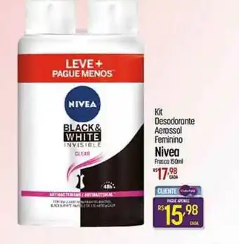 Kit Desodorante Aerossol Feminino Nivea 150ml