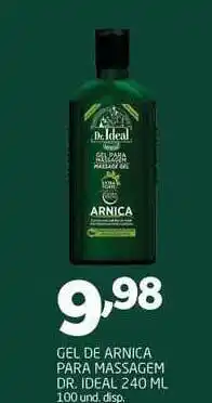 Cooper Gel De Arnica Para Massagem Dr. Ideal 240ml oferta