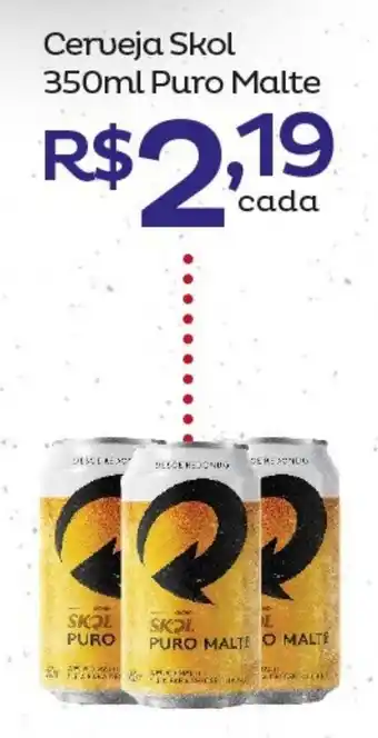 Cerveja Skol 350ml Puro Malte