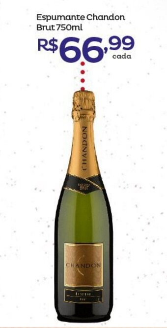 Super Lagoa Espumante Chandon Brut 750ml oferta