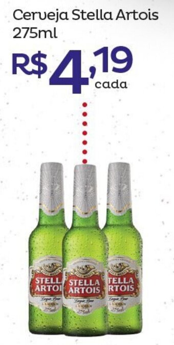 Super Lagoa Cerveja Stella Artois 275ml oferta