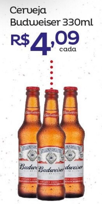 Super Lagoa Cerveja Budweiser 330ml oferta