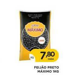Supermercados Real Feijão Preto Máximo 1kg oferta