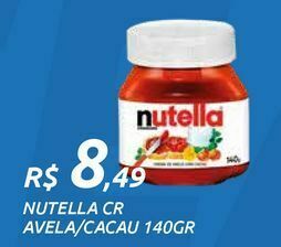 DB Supermercados Creme de avelã nutella oferta