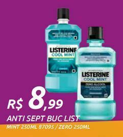 Enxágue bucal listerine