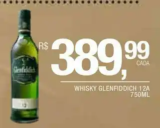 DB Supermercados Whisky escocês glenfiddich oferta