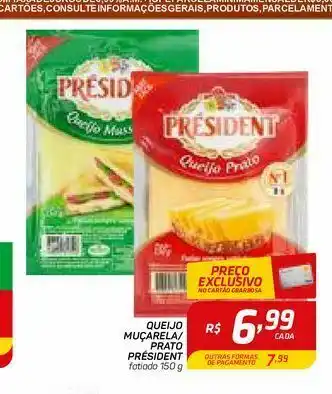GBarbosa Queijo muçarela/ prato présiden oferta
