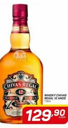 Whisky chivas regal 12 anos