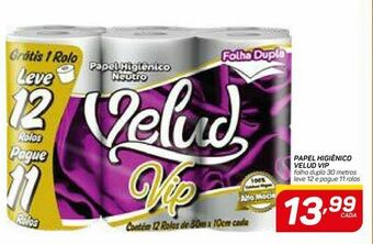 GBarbosa Papel higiênico velud vip oferta