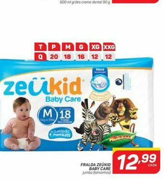 GBarbosa Fralda zeükid baby care oferta