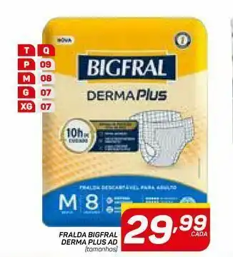 Fralda bigfral derma plus ad