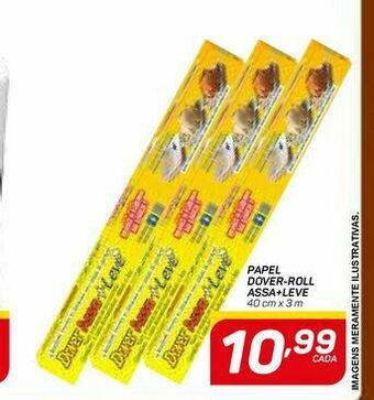 GBarbosa Papel dover-roll assa+leve oferta