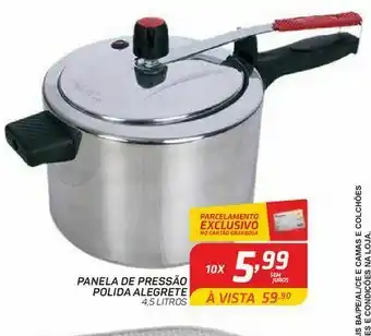 GBarbosa Panela de pressão polida alegrete oferta