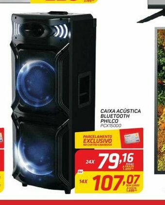 GBarbosa Caixa acústica bluetooth philco oferta