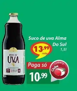 Suco de uva alma do sul