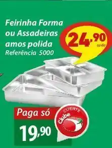 Fôrma ou assadeiras amos polida