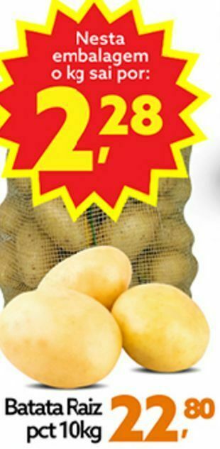 Raiz Superatacado Batata raiz 10kg oferta