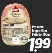 Rede Plus Supermercados Presunto Magro Eder Fatiado 100g oferta
