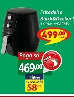 Fritadeira black&decker