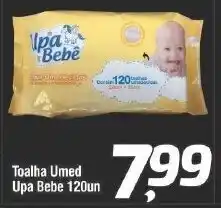 Toalha Umed Upa Bebe 120un
