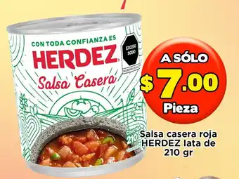 Salsa casera roja Herdez lata de 210g