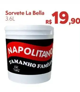 Master Supermercados Sorvete La Bella 3.6L oferta