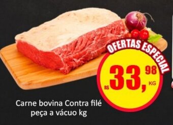 Atacado Máximo Carne Bovina Contra File peca a vacuo 1kg oferta