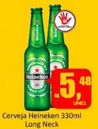 Atacado Máximo Cerveja Heineken 330ml Long Neck oferta
