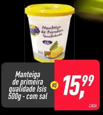 Frangolândia Manteiga de primeira qualidade Isis 500g oferta